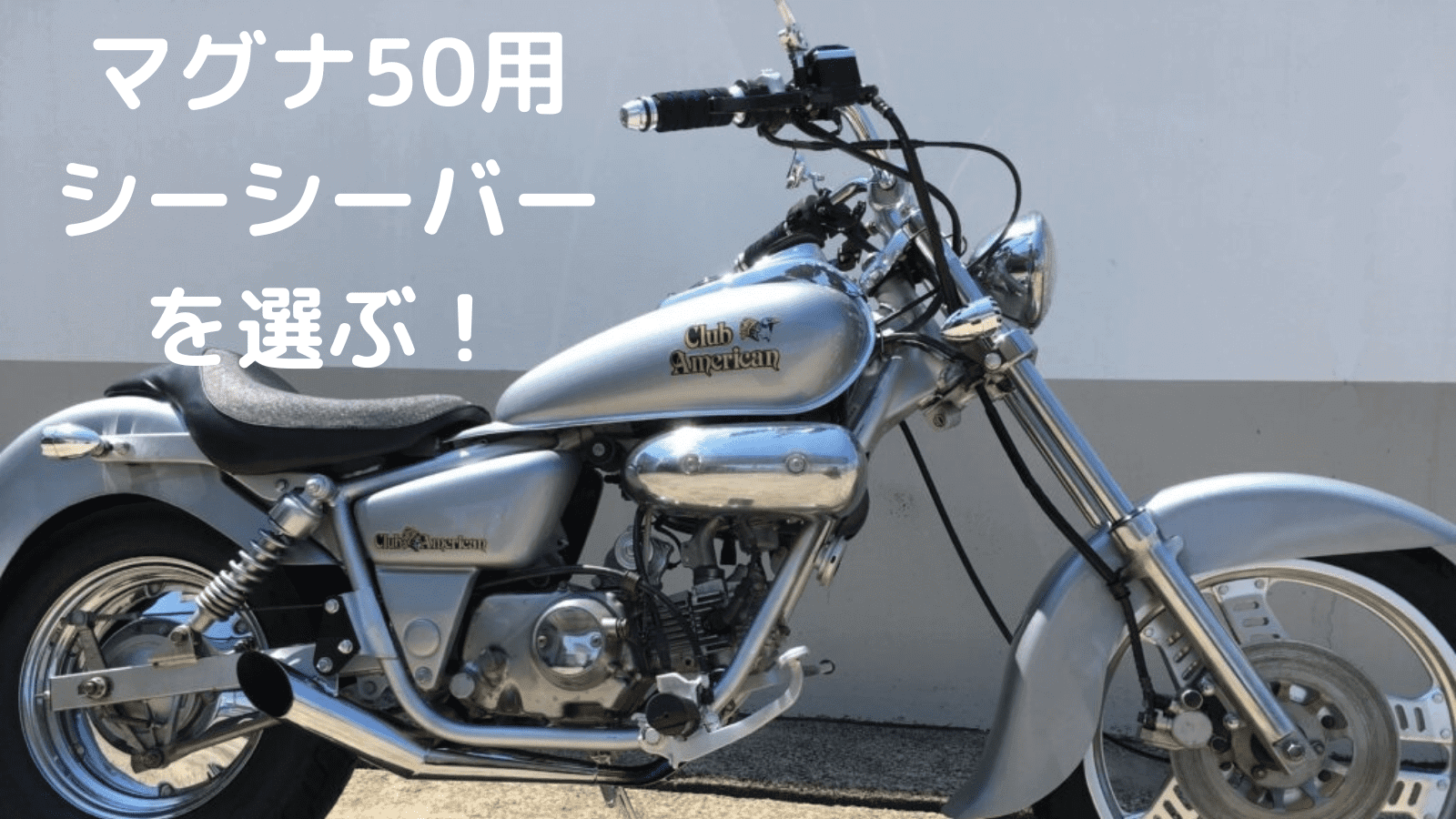 オンライン限定商品 部品屋KW マグナ50 Vツインマグナ シーシーバー